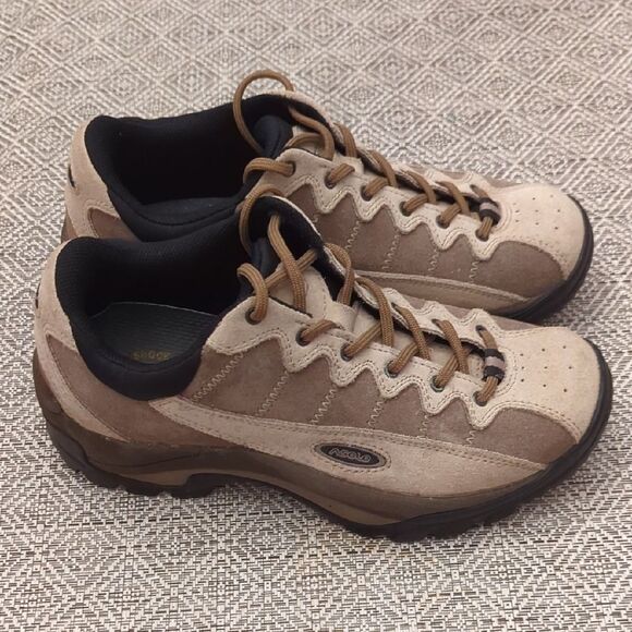 Asolo Shoes - Asolo Women's Brown Suede Low Hiking Shoes Trail Running